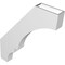 Ekena Millwork 3 1/2-in. W x 26-in. D x 32-in. H Balboa Architectural Grade PVC Knee Brace BRCP035X26X32BOA - alternate 2